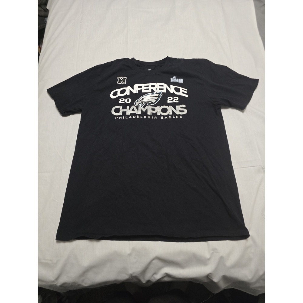Philadelphia Eagles Shirt Mens Large NFL Football 2022‎ Conference Champions Tee